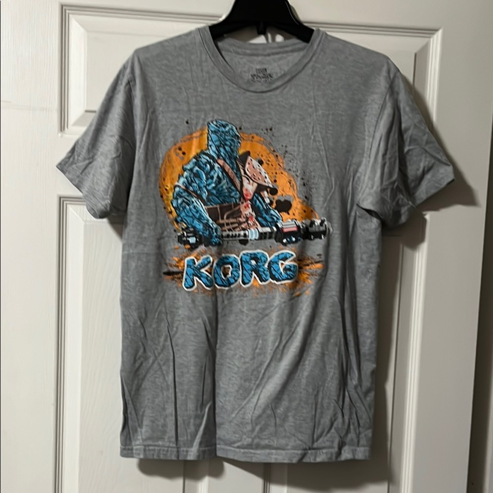Marvel Gray Korg Short Sleeve Tee